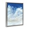 Stupell Industries Full Clouds in Blue Sky Framed Floater Canvas Wall Art Design by Grace Popp